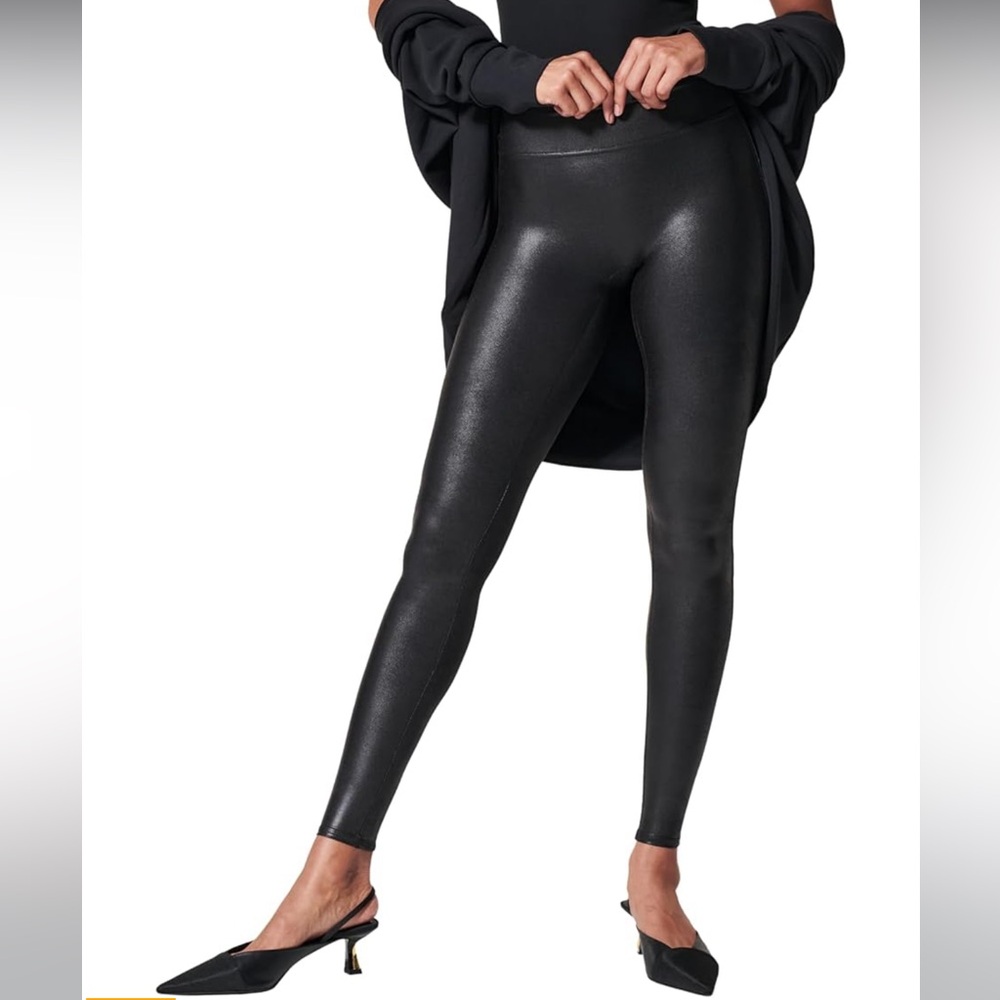 SPANX Faux Leather Leggings